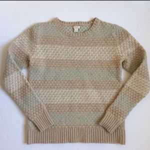 J. Crew Honeycomb Sweater